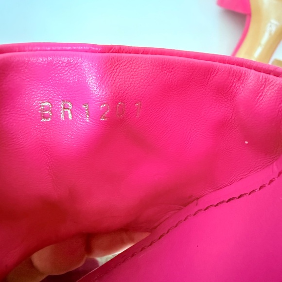 Louis Vuitton Pink Leather Revival LV Monogram Heels mules EU 38 - Picture 7 of 9